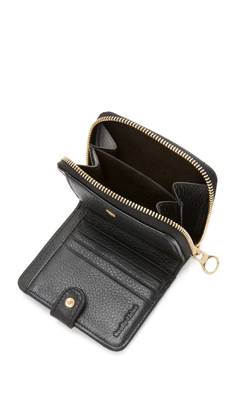 see by chloe wallet black